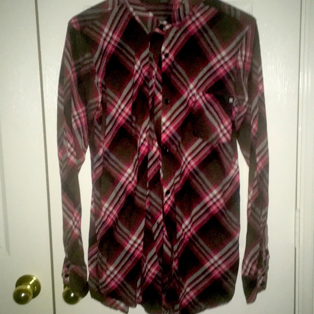 Multicolored button down
